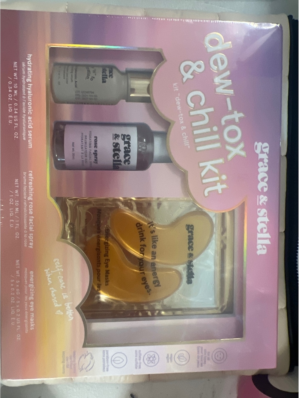 Brand New Grace & Stella Dew-Tox & Chill Gift Set
